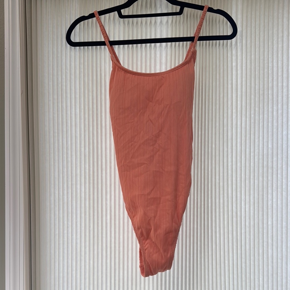 Kids One Piece Swimsuit in Coral